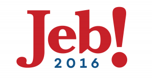 Jeb Bush 2016 with exclamation