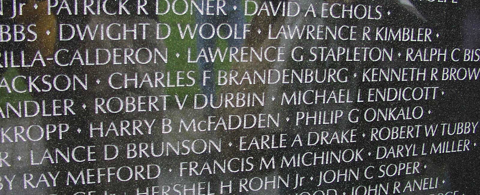 Herman Zapf's Optima typeface used in the Vietnam Memorial in Washington